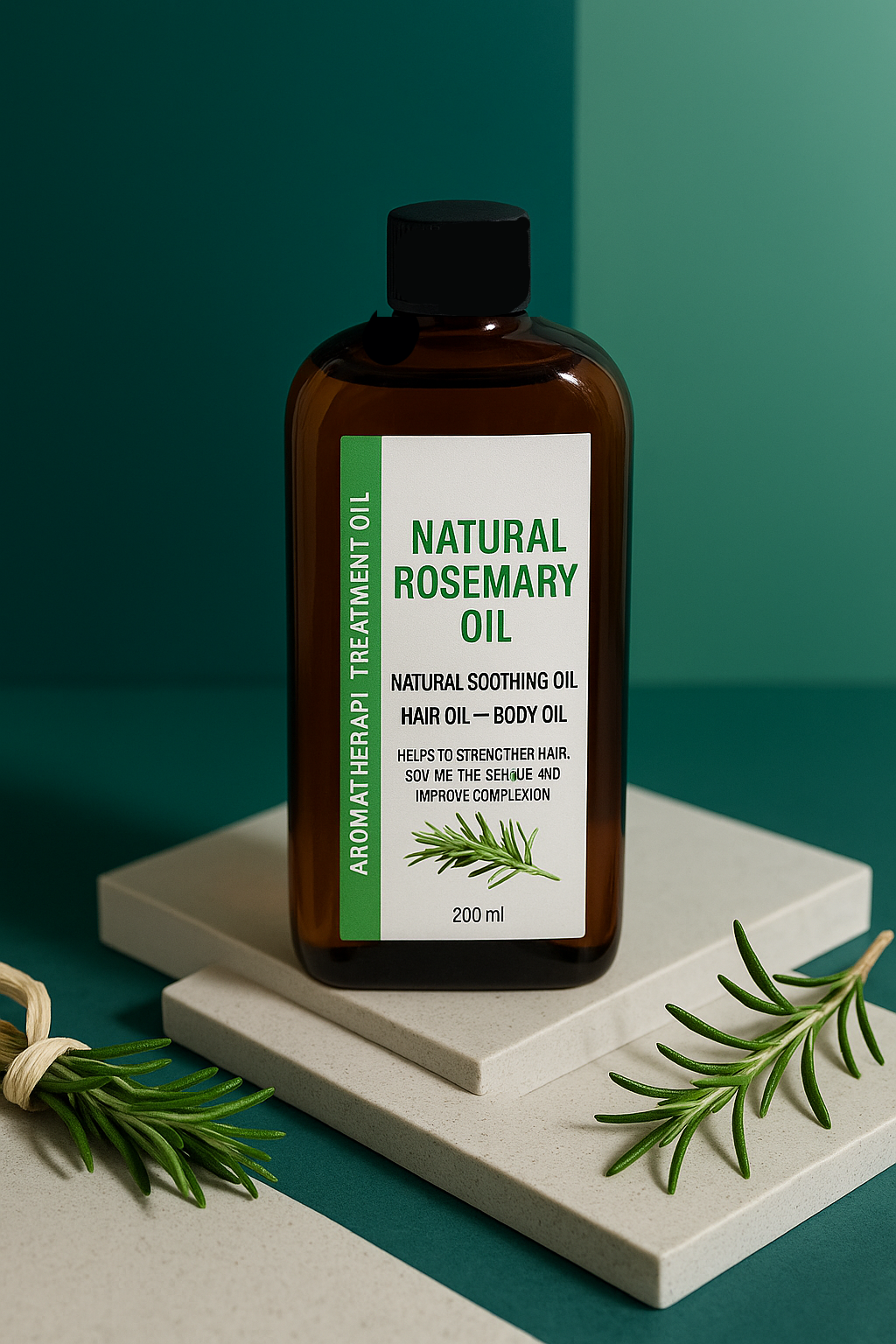 Natural Rosemary Oil 200Ml