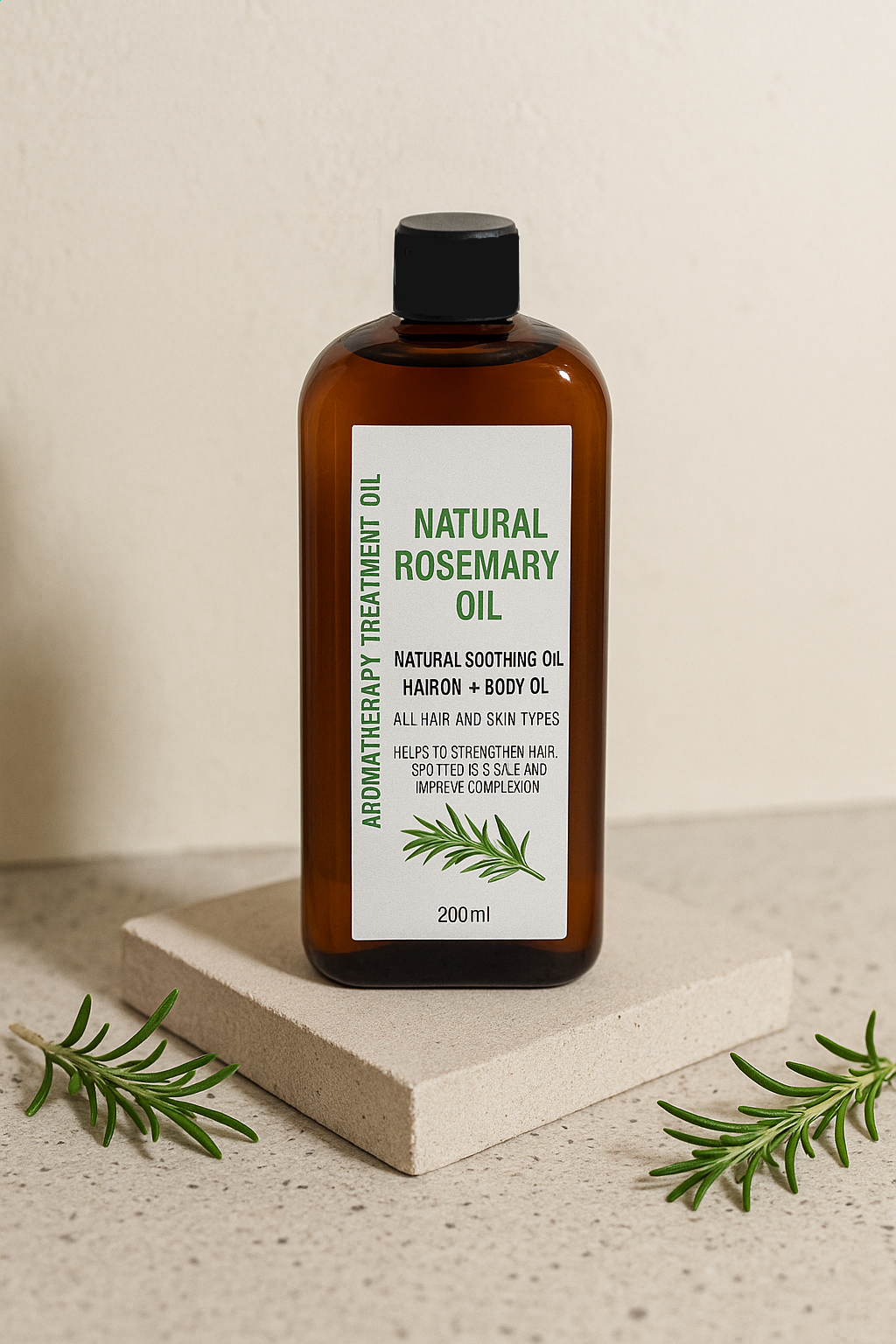 Natural Rosemary Oil 200Ml