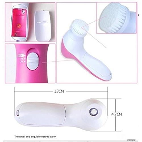 5-in-1 Smoothing Body  Facial Massager (Pink)