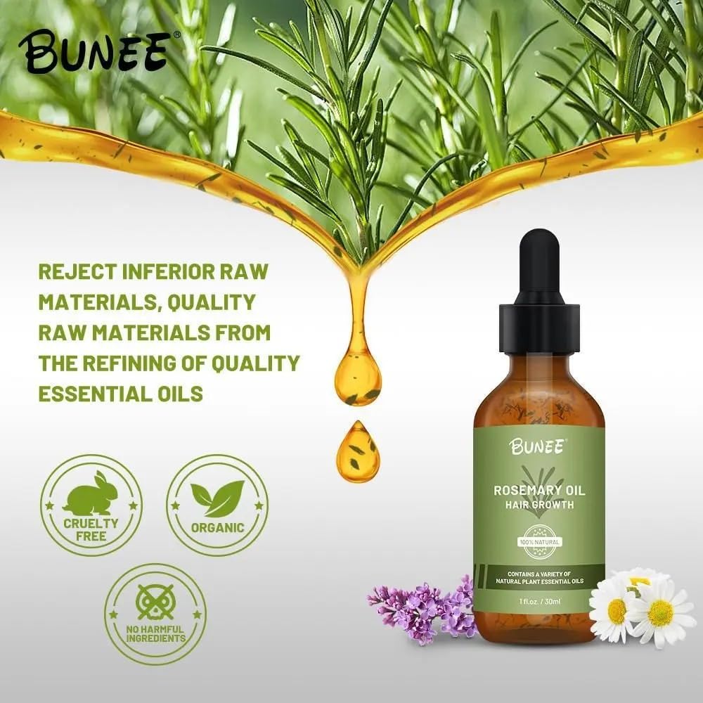 BUNEE Rosemary Hair Growth Serum Oil 30 ML(Pack of 2/3)