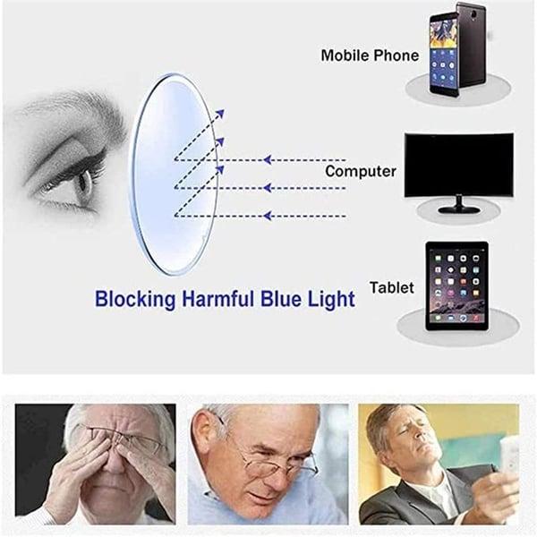 Anti Blue Progressive Reading Glasses Pack Of 2