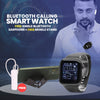 Luxury Bluetooth Calling Smartwatch + Free Bluetooth Earbuds + Elegant Timepiece + Pop-Up Socket Combo