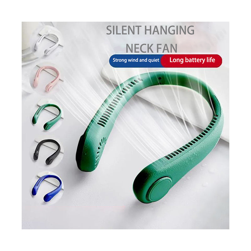 Portable Bladeless Hanging Rechargeable Neck Fan
