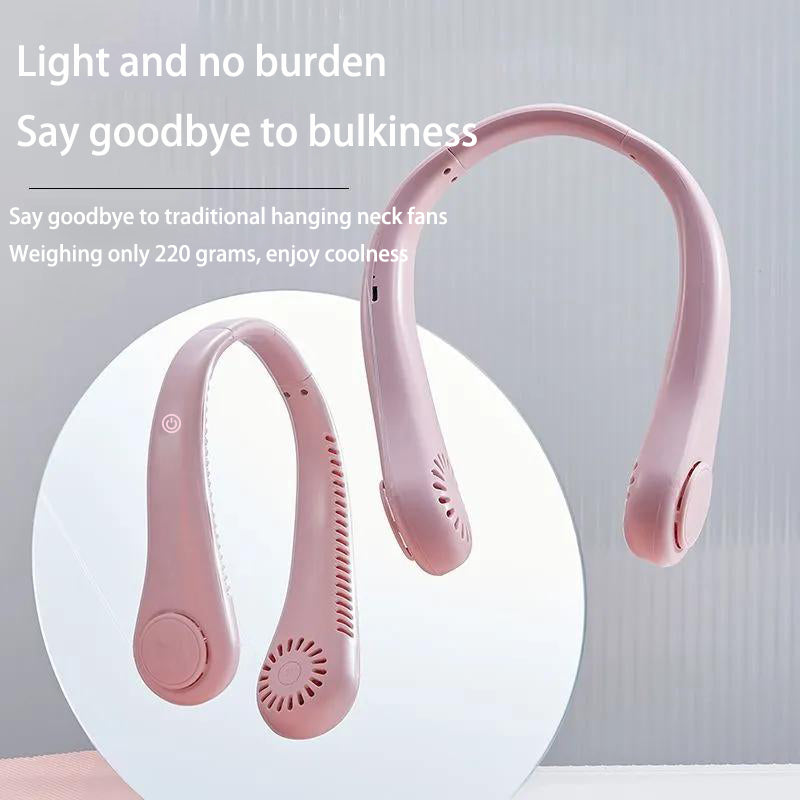 Portable Bladeless Hanging Rechargeable Neck Fan