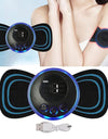 Mini Butterfly EMS Body Massager,Wireless Portable Neck