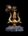 Shiva Trishul & Damru Dashboard Ornament – Divine Power for Your Car