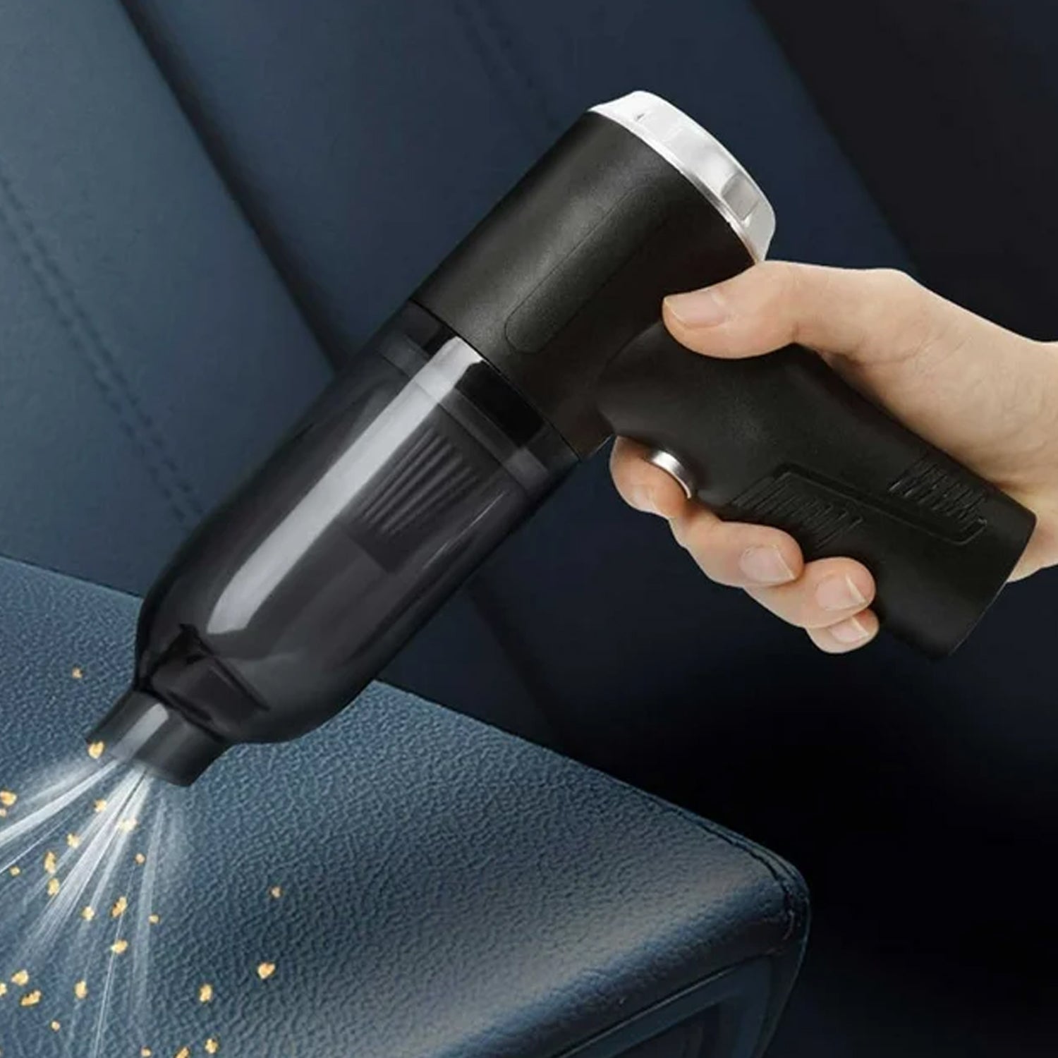 3-in-1 Wireless Mini Vacuum Cleaner – Powerful Suction, Blower & Duster for Car, Home & Keyboard